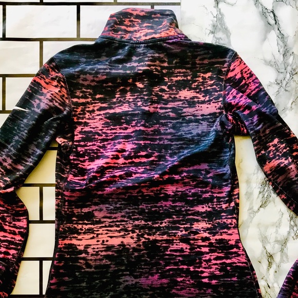 Nike Dri Fit Ombré Purple Pink Track Jacket - Picture 2 of 15